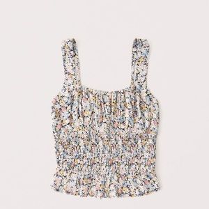 NWT Abercrombie and Fitch Smock Waist Cami